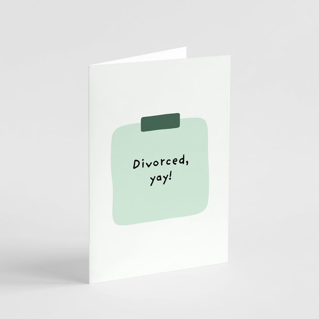 Divorced, Yay! Card