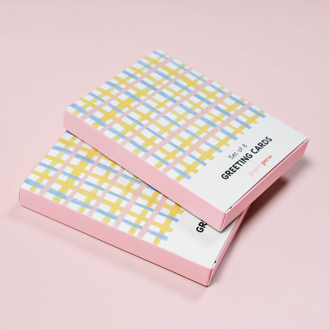 Plaid and Petals Mini Card Boxed Set