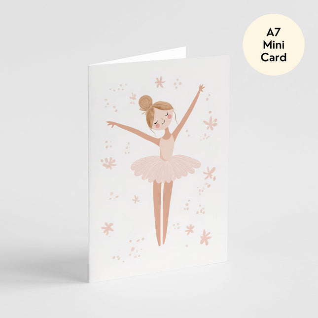Ballerina Card - Mini Card