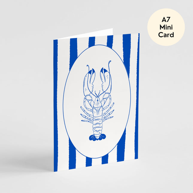 Coastal Lobster Card - Mini Card