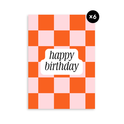 Checkered Birthday Boxed Set