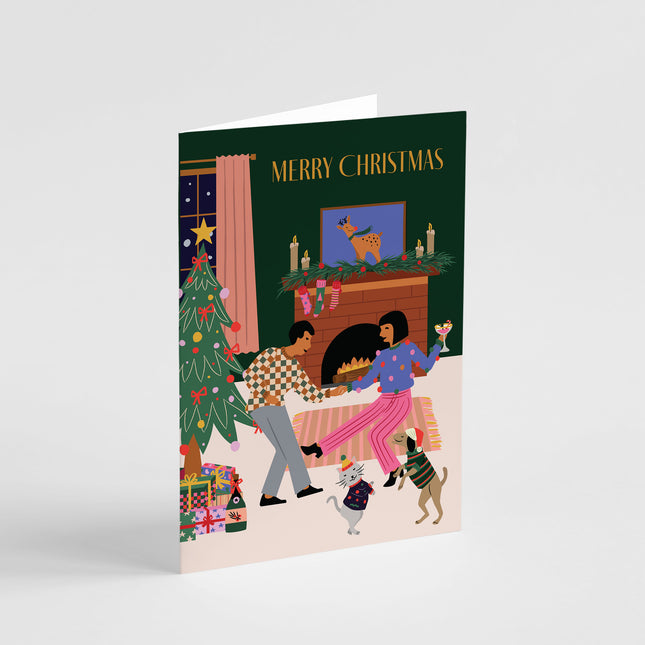 Christmas Scene Xmas Card