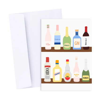 Alcohol Shelf Card