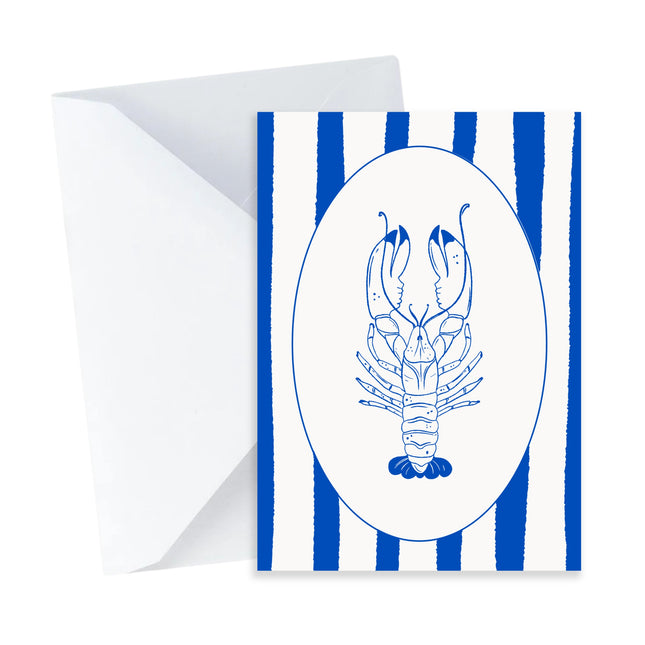 Coastal Lobster Card - Mini Card