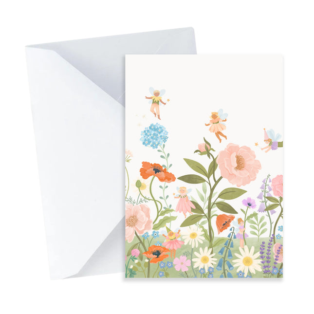 Flower Fairy Garden Card - Mini Card
