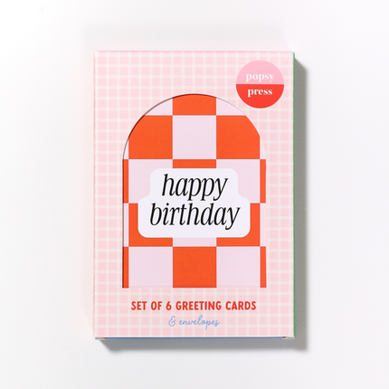 Checkered Birthday Boxed Set