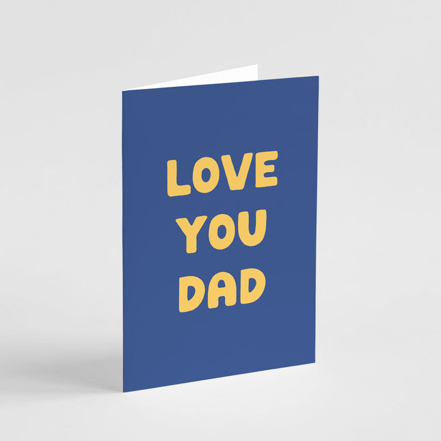 Love You Dad Card