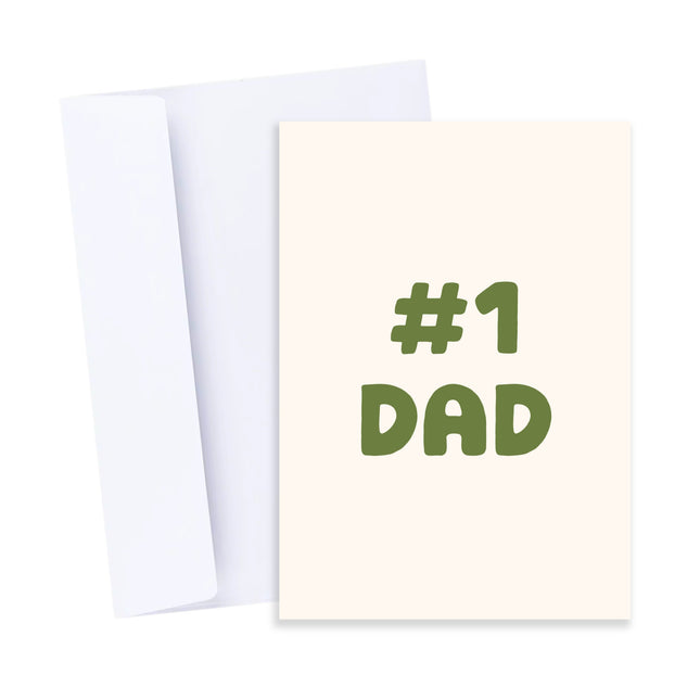 #1 Dad Card