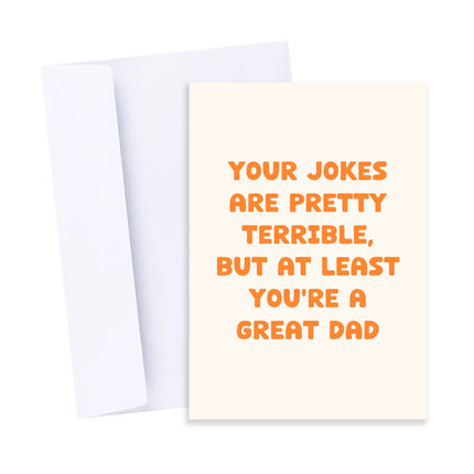 Terrible Jokes, Great Dad Card