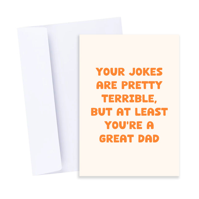 Terrible Jokes, Great Dad Card