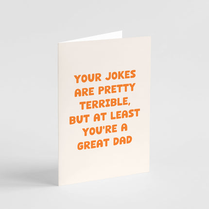 Terrible Jokes, Great Dad Card