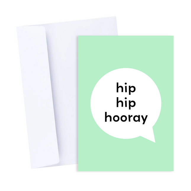 Hip Hip Hooray Card