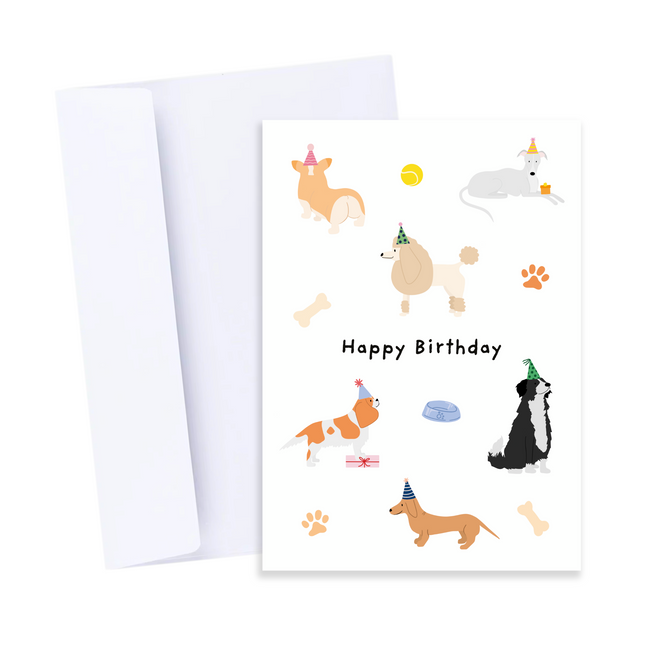 Party Pups Birthday Card