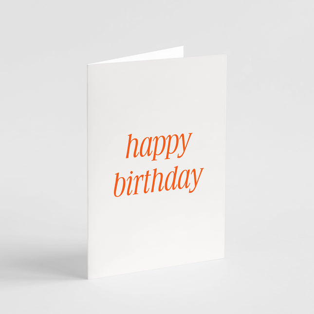 Simple Happy Birthday Card