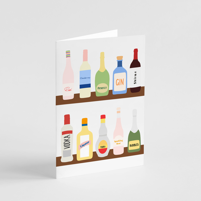 Alcohol Shelf Card