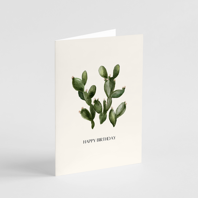Cactus Birthday Card