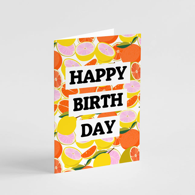 Citrus Happy Birthday