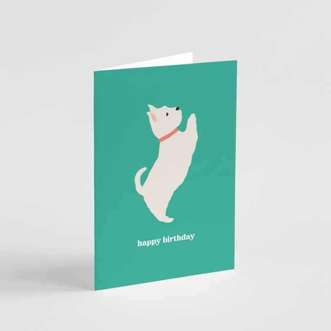 Terrier Birthday Card