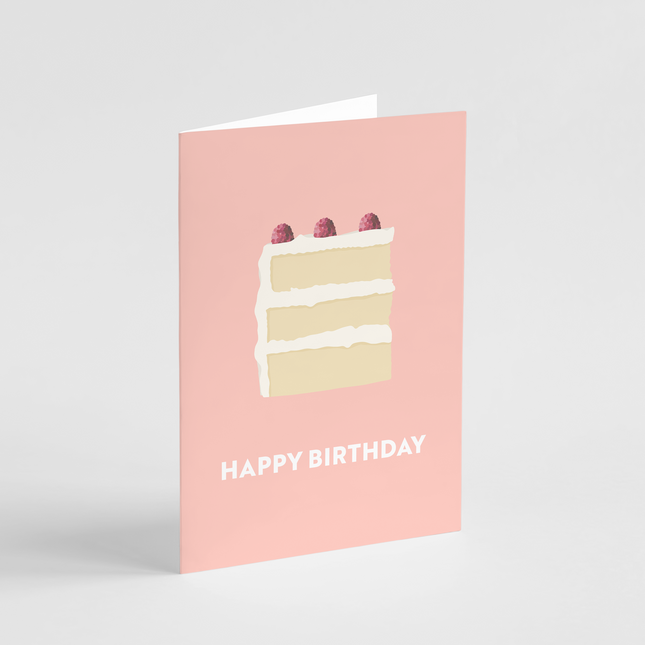 Happy Birthday Cake Card