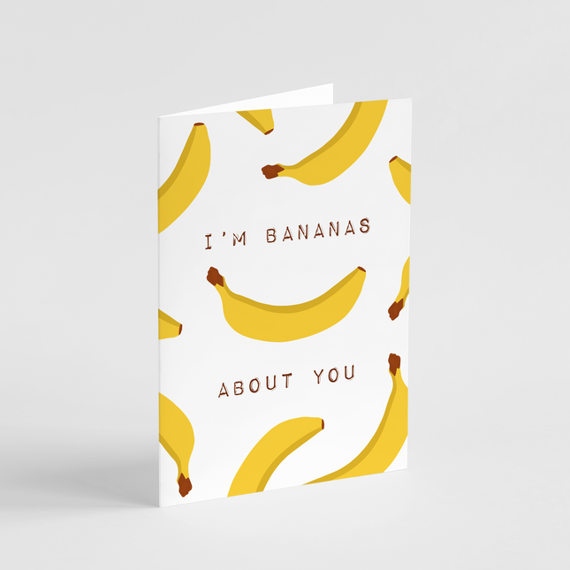I'm Bananas About You Card