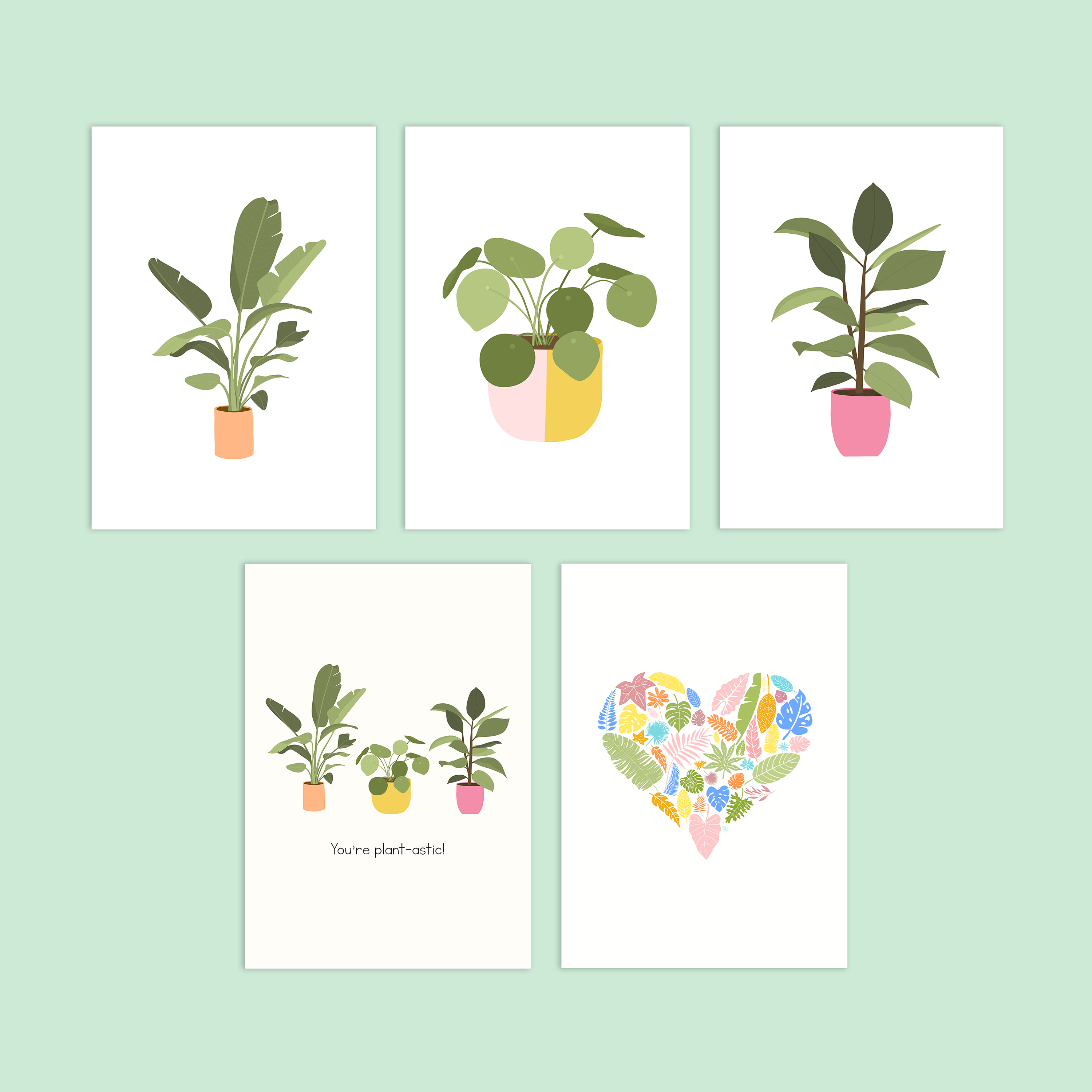 Plant Lover - 5 Card Set