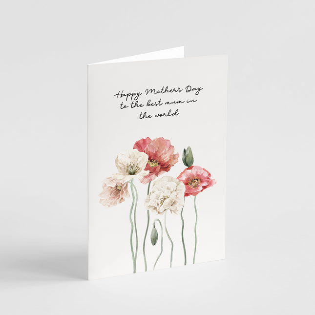 Poppies Mother's Day Card