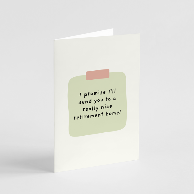 Retirement Home Card