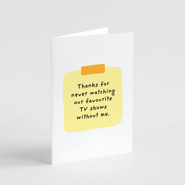 TV Shows Card
