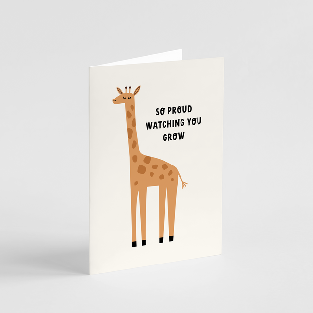 So Proud Watching You Grow Card
